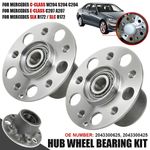 2x Front Hub Wheel Bearing Kits for Mercedes C-E-Class W204 S204 C204 A207 C207