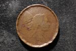 1794 Rolled Edge Dateless Smooth Flan Liberty Cap Large Cent Maybe S-26 CPA