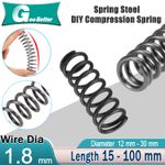 Compression Spring Steel 1.8 mm Wire Dia Small Pressure Springs / Coil Spring