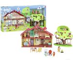 Bluey Family BBQ Mega Celebration Home & Tree Playset Bundle with Toy Figures