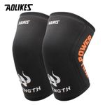 Knee Sleeves Powerlifting Squat Weightlifting Brace Gym Compression Support