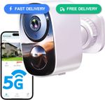 Funstorm 2K Battery Outdoor Security Camera Wireless 5Ghz/2.4G WiFi