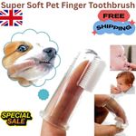 Soft Finger Toothbrush Pet Dog Dental Cleaning Teeth Hygiene Brush Cat UK Supply