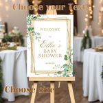 Personalised Baby Shower Welcome Party Sign Poster Foamboard