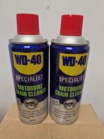 WD40 Motorbike Chain Cleaner Removes Dirt Specialist Spray 400ml - Pack of 2