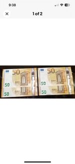 100 left over Euros holiday travel money