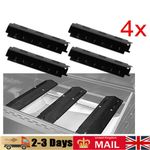 4Pcs Universal Fit Heat Plate Burner Cover Replacement/Parts For BBQ Gas Grill