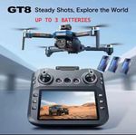 Professional 8K HD Dual Camera Drone With WIFI Obstacle Avoidance [3 BATTERIES]✅