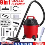 1500W Vacuum Cleaner Wet and Dry Bagless 15L Cylinder Powerful Compact Cleaning