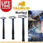 3 x BlueSpot Ball Pein Hammer Set TPR Handle Secure Grip 8| 16| 32oz UK FREE P&P