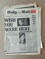 Newspapers  May-June 1986  back issues  Birthday Gift Tabloid and Broadsheets.