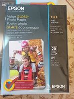 Epson A4 Glossy Photo Paper X 20 Per Pack - 3 Packs = 60 Sheets
