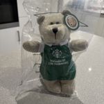 Starbucks UK 25th Anniversary Bearista Bear Plush 2023 Ltd Edition New Sealed
