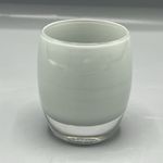 Vtg Glassybaby Hand Blown Glass Votive Candle Holder Beluga Color NWT