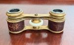 Colmont Paris Opera Glasses Leather Mother Of Pearl Theatre Binoculars