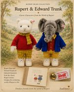 Steiff Rupert Bear and Edward Trunk collector Editions 2007