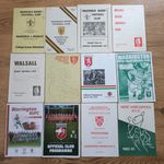 English Club Rugby Union Programmes 'W - Z' 1950 - 2015