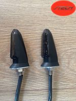** Mini LED Indicators Smoked Lens. 1 Pair.  Motorcycle Bike Motorbike **