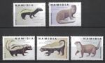Namibia 2021 Wild Animals/Small Mammals Set of 5 Stamps Mint Unhinged