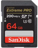 SanDisk 32GB 64GB 128GB 256GB Extreme PRO SDXC UHS-I V30 4K U3 Class 10 SD Card
