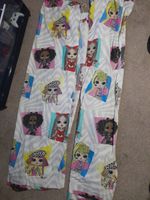 lol omg doll bundle with curtains a fleece throw cushion and aslo a leather back