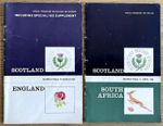 Two Scotland rugby programmes v England 1966 & v South Africa 1965 + bonus media