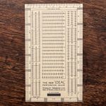 STANLEY GIBBONS Thick Card perforation gauge - THE NEW IDEAL 