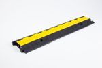 Cable Protector 2-Channel 1m 2500kg Floor Cable Cover EV Cable Protector Inte...