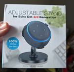 Bovon Adjustable White Stand for Amazon Echo Dot (3rd Generation)
