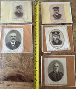 5 X Silk Picture Cigarette Cards General Admiral 