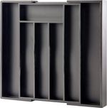 Bamboo Drawer Dividers 4pcs & Adjustable Kitchen Utensil Tray 2 Sizes 2 Colours