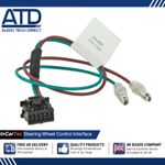 InCarTec 29-000 Steering Wheel Patch Lead For Android Chinese Key Cable HU Radio