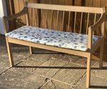 A Vintage Teak Hall Bench For Restoration.