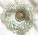 230cts Green Amethyst Plain Small Nuggets Approx 2x1 to 10x3mm, 85cm Strand.￼