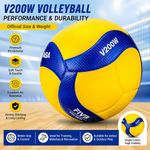 Mikasa V200W Original Volleyball Ball Professional Volleyball Ball Size 5