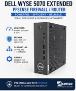 Pfsense firewall Dell Wyse 5070 5 x 1GB Ports 8GB Ram 128GB SSD Silent AES-NI