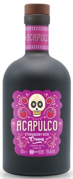 Acapulco Strawberry Rose Cream Tequila 70cl 16% abv