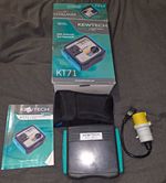 Kewtech KT71 PAT Tester with Case, Leads/Adaptors, Manual & Box