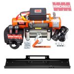 WINCHMAX STEEL ROPE 24V WINCH 13500LB RATING WITH MOUNTING PLATE  - [ SKU 1022 ]