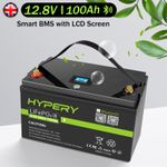 100Ah 12V Lithium LiFePO4 Battery BMS Bluetooth RV Boat Off-grid Leisure Solar