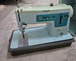  Singer 347 Electric Heavy Duty Sewing Machine Duck Egg Blue W/pedal and case