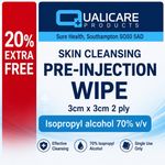 Alcohol Swabs Pre Injection 70% Isopropyl IPA Skin Prep Pads Cleansing Wipes