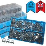 Mini Hose Clamps Fuel Line Clips Pipe For Air Petrol Assortment Boxes Multi Size