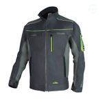 ART.MAS Stretch Slim Work Jacket for Men, Fluorescent Stripes, Polyester& Cotton