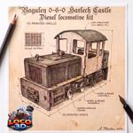 Bagualy 0-6-0 Harlech Castle Diesel locomotive kit , garden railway SM32 / G45