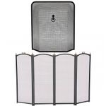 Fire Guard Screen Firescreen Fireplace Spark Cover Fine Mesh Protector Screen