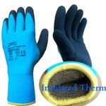 THERMAL INSULATED WINTER WARM WATERPROOF WORK GLOVES FREEZER COLD PROOF SAFETY