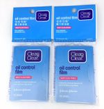 Clean and Clear Oil Control 60 Silky Blotting Paper Film Johnson & Johnson x 2 