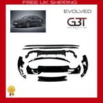 FRONT SPLITTER SKIRT REAR DIFFUSER BODYKIT FOR BMW 4 SERIES G22 G23 GLOSS BLACK