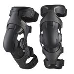 Pod Active Motocross Knee Braces K4 2.0 Youth Black  MX Kids Junior Quad ATV